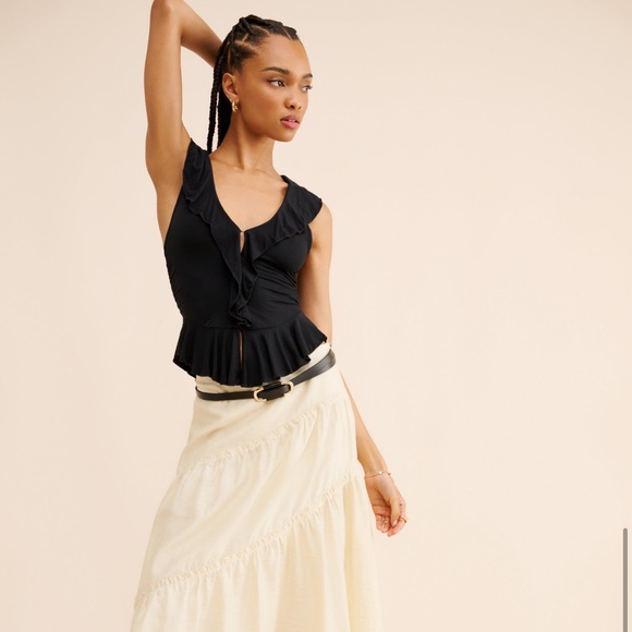 Free People Ruffle Me Away Tank - Picture 3 of 3